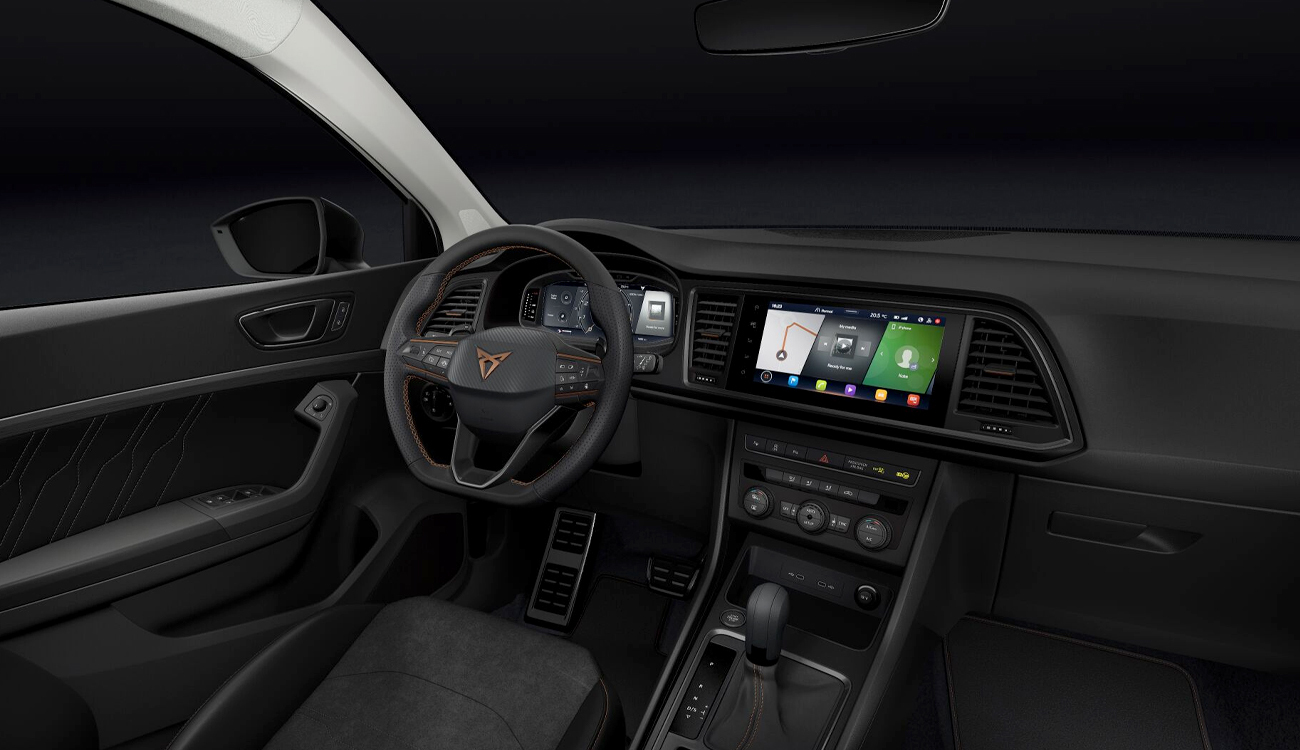 CUPRA Ateca Freisteller in Bila Weiß Interieur