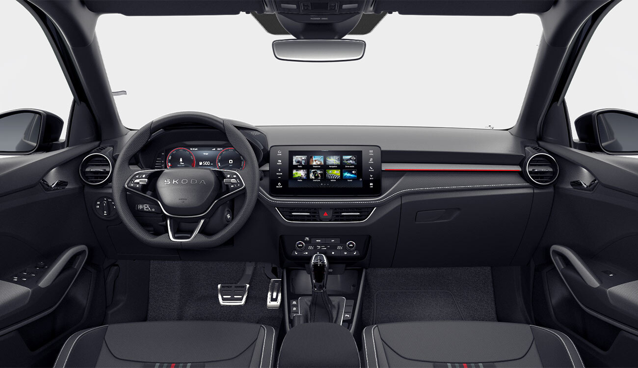 Fahrzeugbild Skoda Fabia 130 Jubiläumsedition schwarz Innenraum