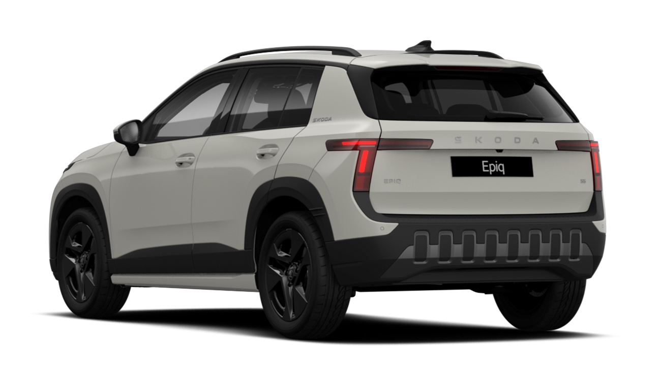 Škoda Epiq Selection 55 in Marble-Grau Heckansicht