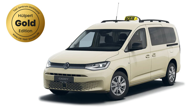 VW Caddy Taxi Life Maxi "Gold Edition": 2,0 l TDI EU6