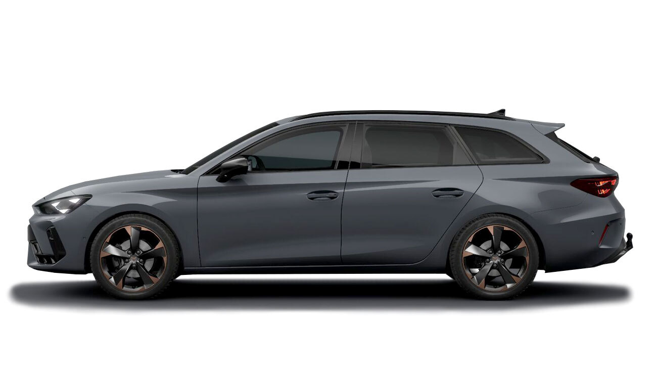 CUPRA Leon Sportstourer 1.5 eTSI Freisteller in Graphene Grau Seitenansicht