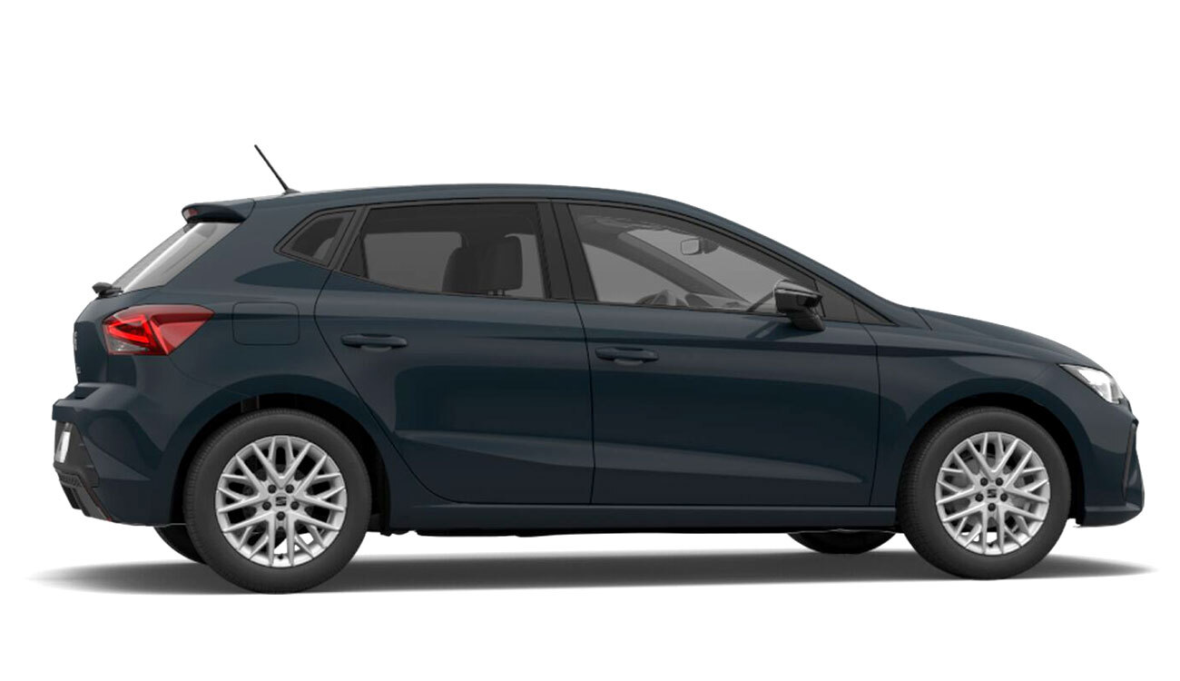 SEAT Ibiza Style Freisteller in Fiord Blau Seitenansicht