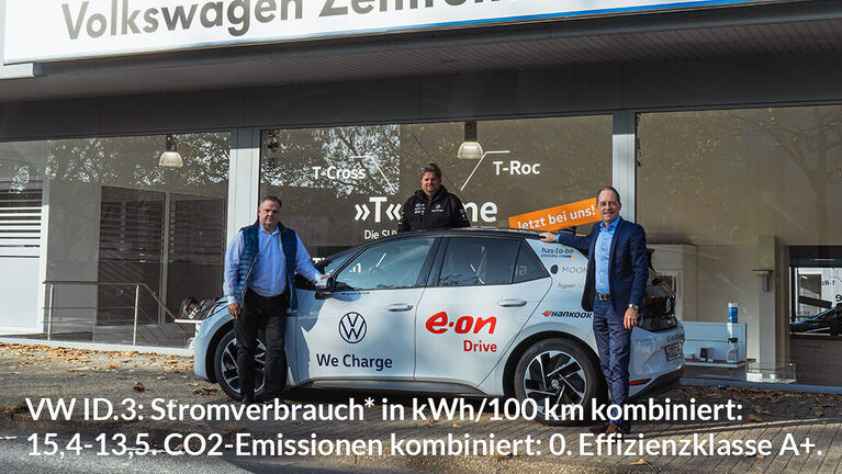 Volkswagen ID.3 Deutschlandtour am Volkswagen Zentrum Dortmund