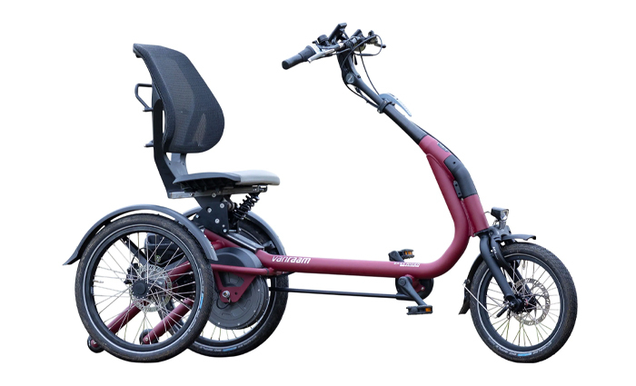 anRaam Easy Rider elektrofahrrad mit erhöter Sitzhaltung und 8 gang.