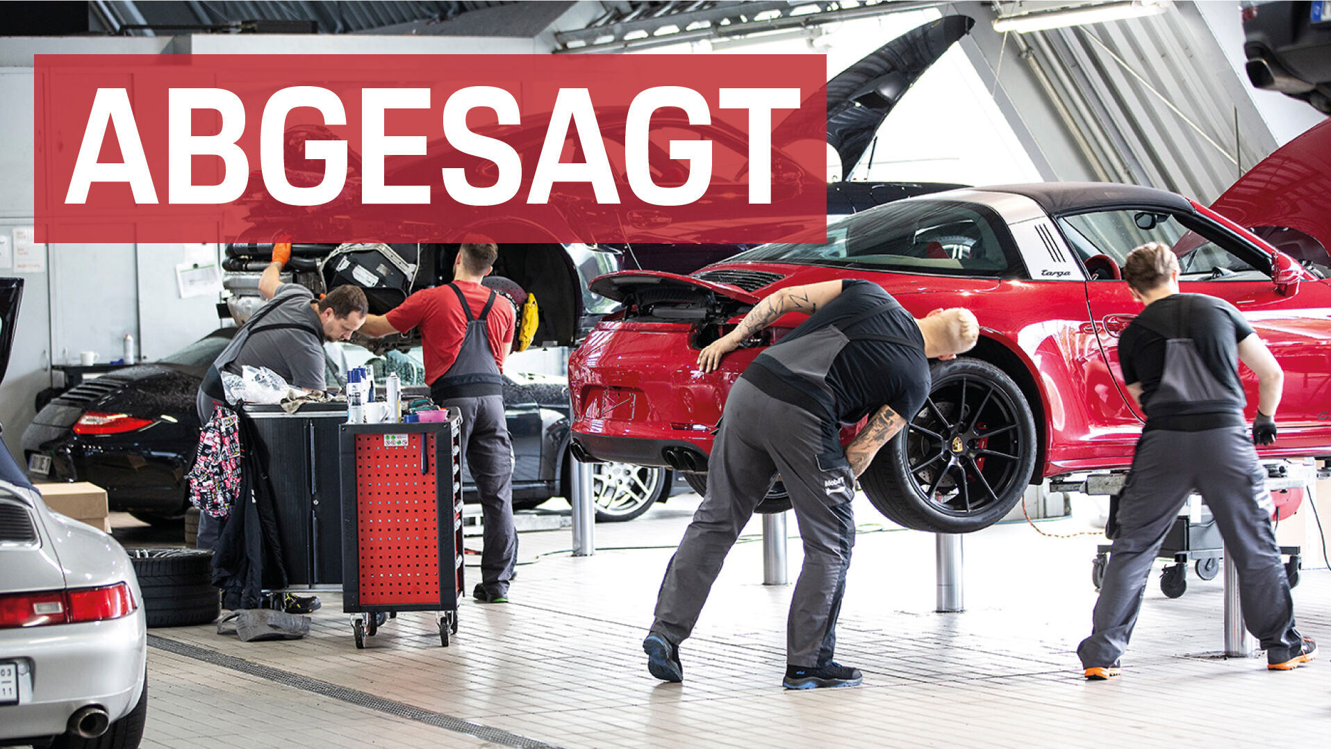 Frühjahrs-Boxenstopp-Termine für Porsche abgesagt