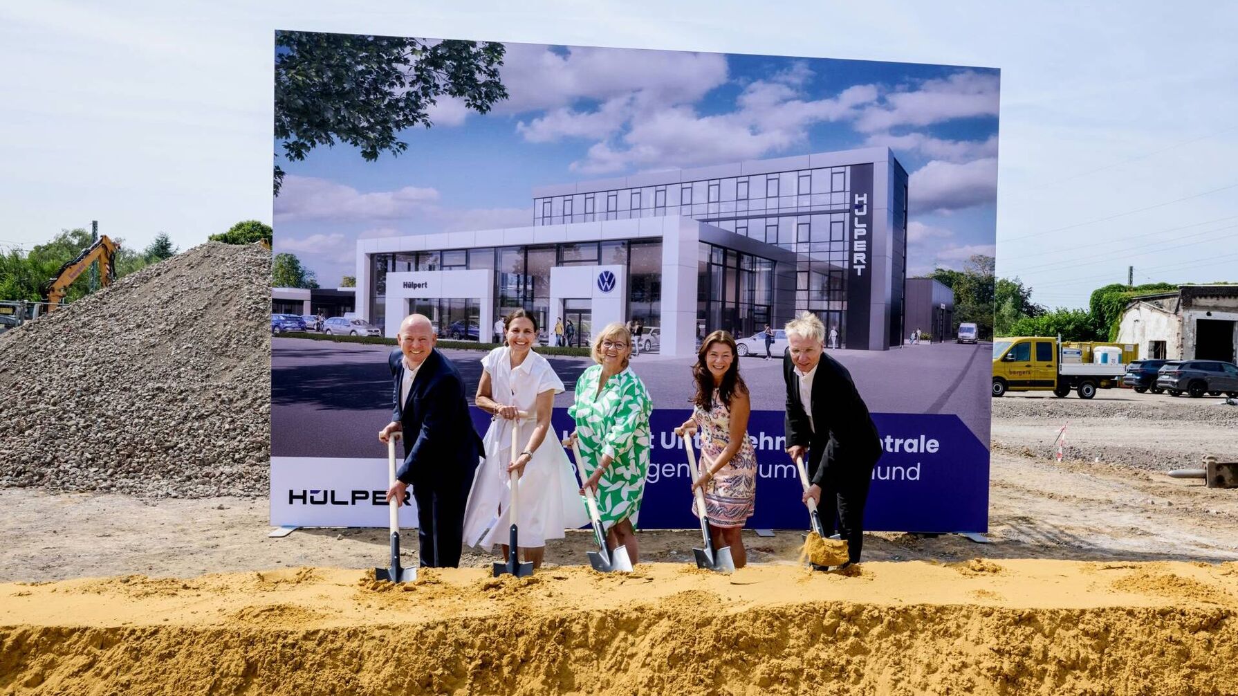 Hülpert Unternehmenszentrale Spatenstich Neubau 