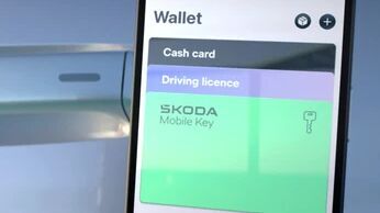 Der skoda epiq  lässt sich bequem per Smartphone öffnen, alle wichtigen infos sind direkt in der App abrufbar.