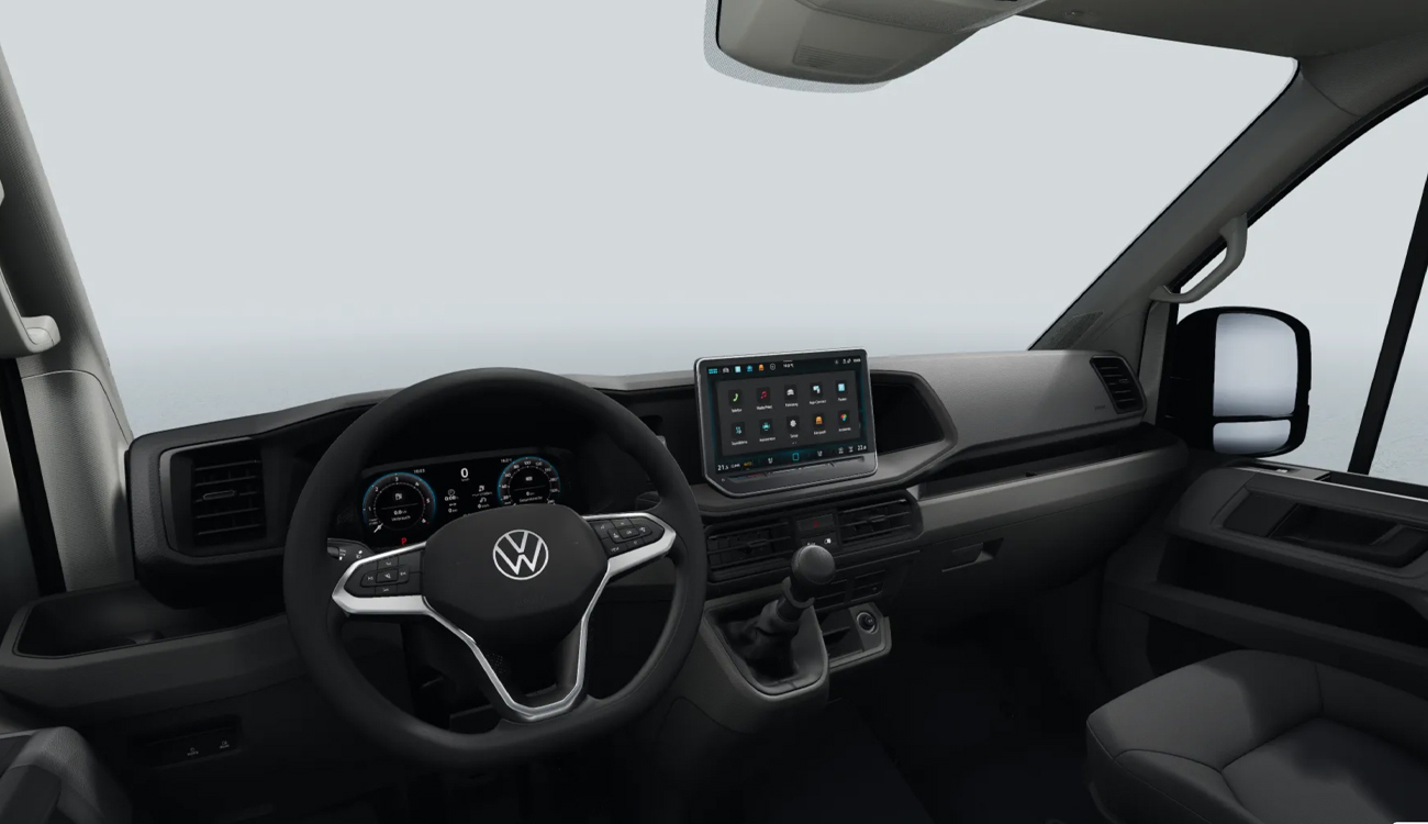 VW Crafter 35 Kasten Freisteller in Candy-Weiß Interieur