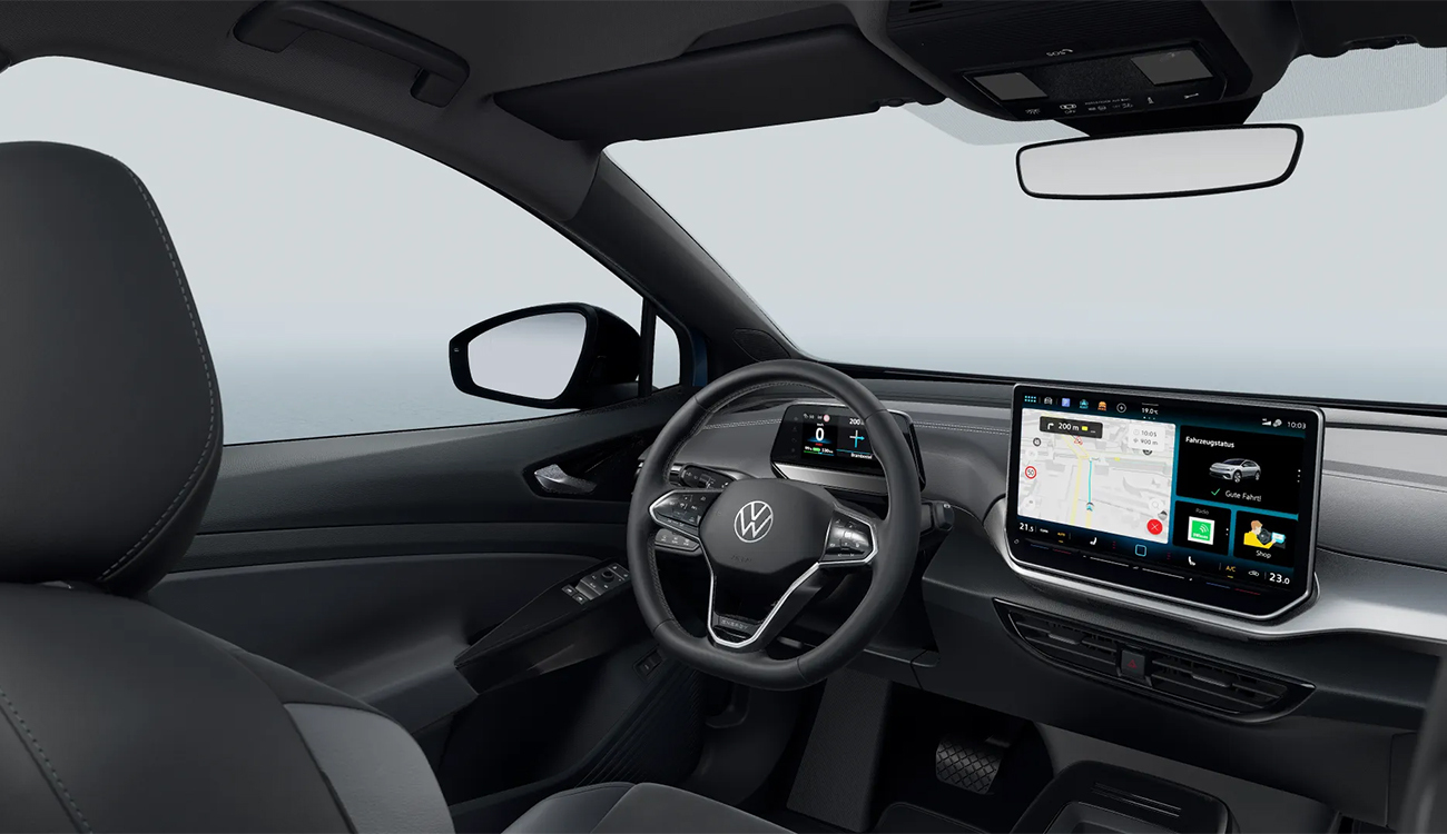 VW ID.5 Pure ENERGY Innenraum in blau