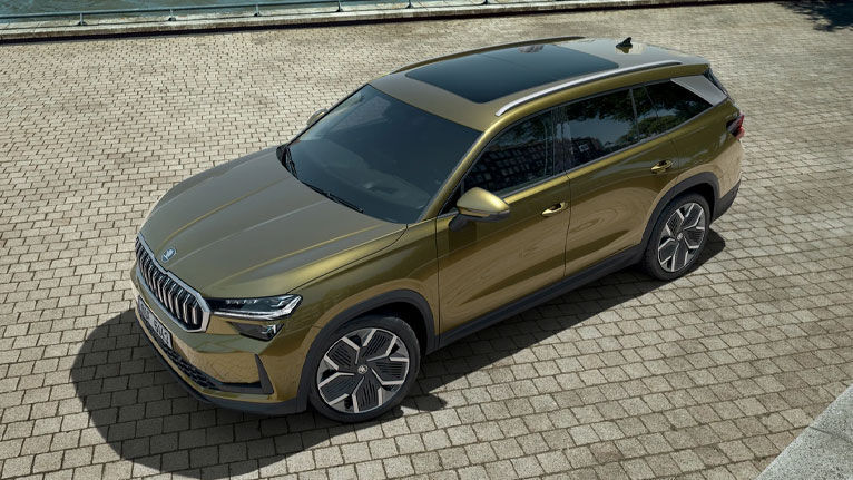 Skoda Kodiaq in grün