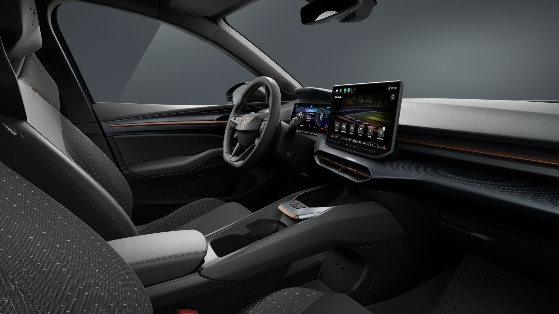 Cupra Raval Interieur Seitenansicht