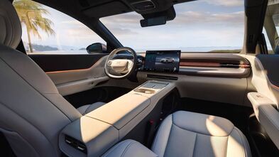 XPENG G6 Innenraum – minimalistisches Cockpit mit großem Zentraldisplay