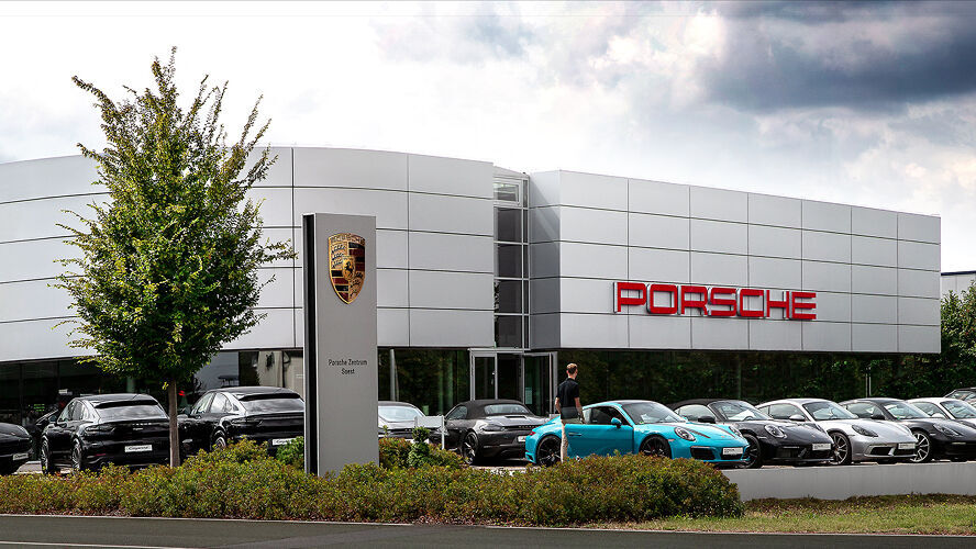Außenansicht des Porsche Zentrum Soest