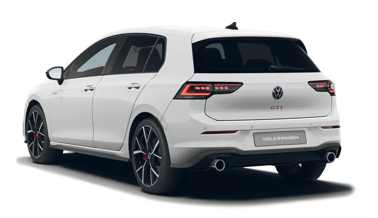 Fahrzeugbild VW Golf Lagerwagen weiß hinten