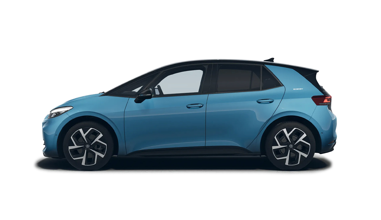 ID.3 Pure Energy Seitenansicht in blau