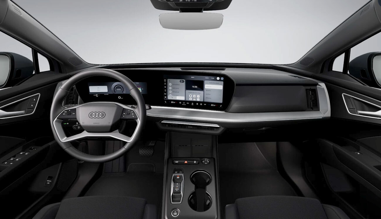 Audi Q4 e-tron in Kieselgrau Innenansicht