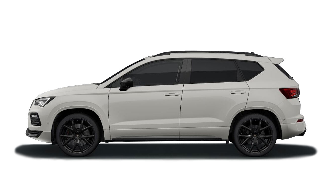 CUPRA Ateca VZ Freisteller in Bila Weiß Seitenansicht