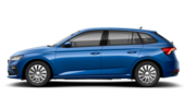 Fahrzeugbild Skoda Scala Essence blau Seite