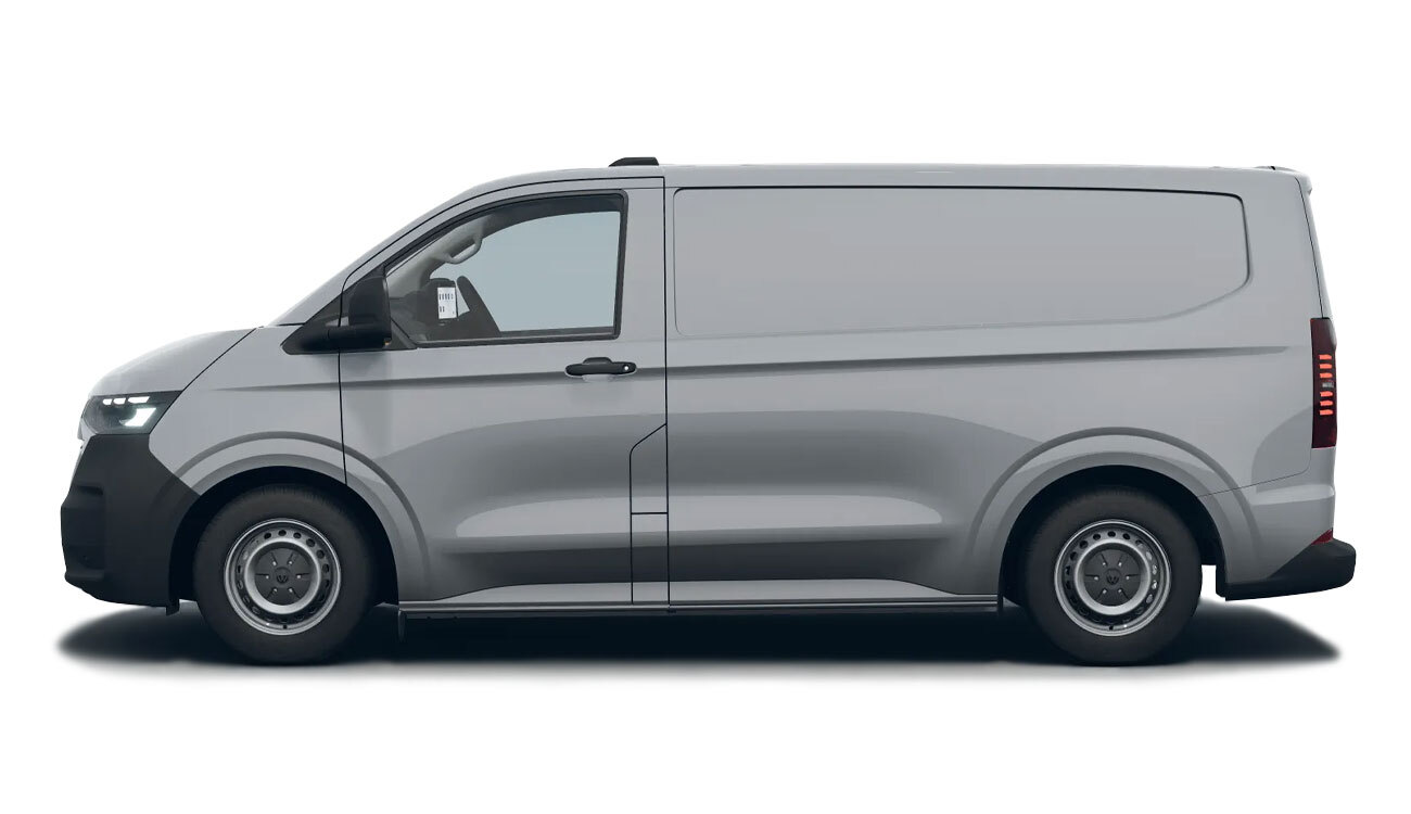 VW e-Transporter Kasten in Stone Grey Seitenansicht