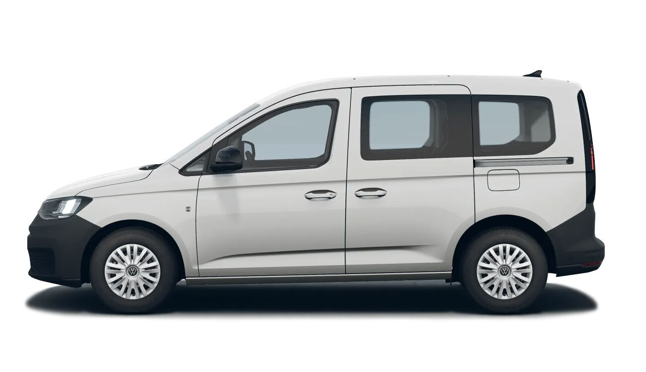 VW Caddy 5-Sitzer Freisteller Seitenansicht