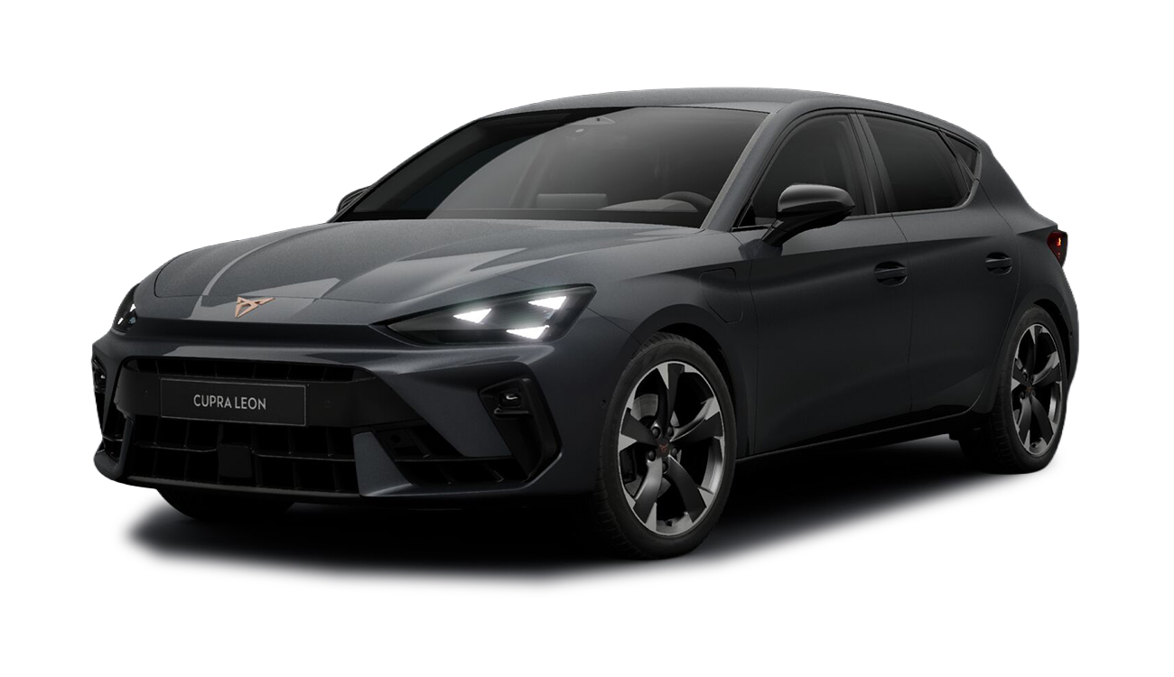 CUPRA Leon e-HYBRID in Magnetic Grau Metallic Frontansicht