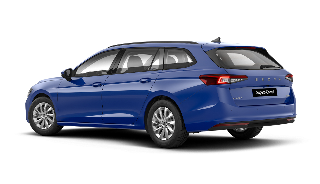 Fahrzeugbild Skoda Superb Combi Energy Blau Heck