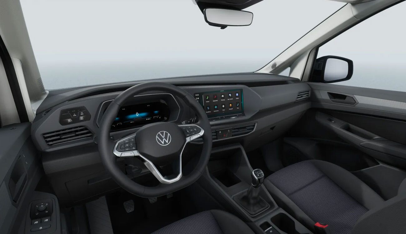 VW Caddy 5-Sitzer Freisteller Interieur