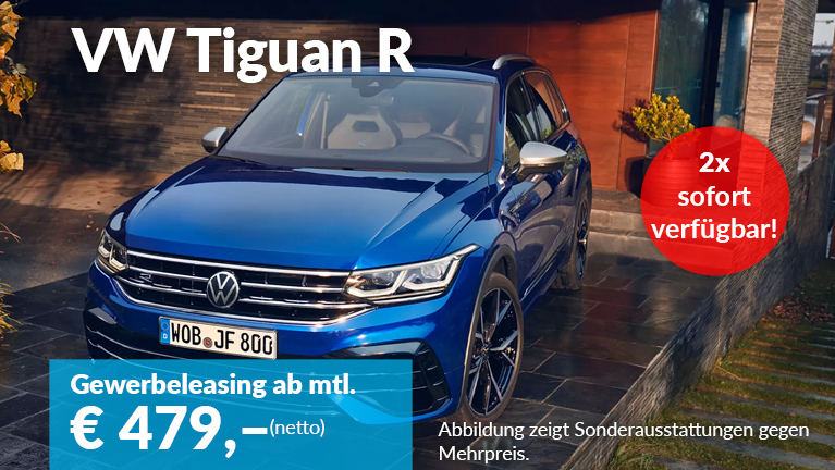 Volkswagen Tiguan R blau