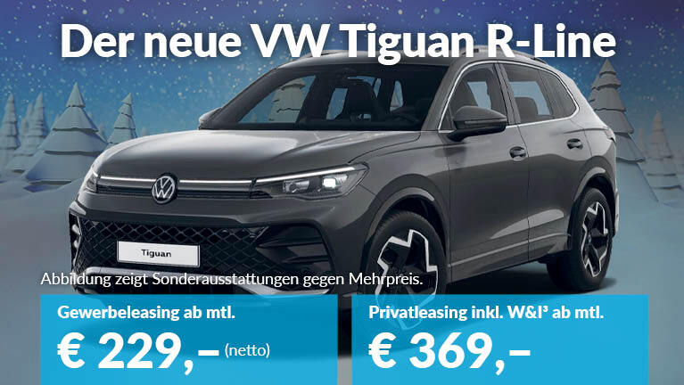 Angebotsteaser VW Tiguan Rline 