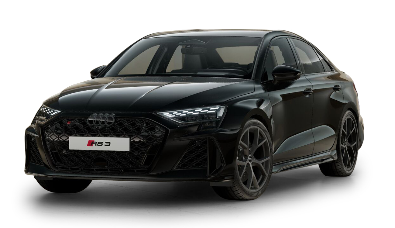 Fahrzeugbild Audi RS3 Limosine schwarz Lagerwagen front