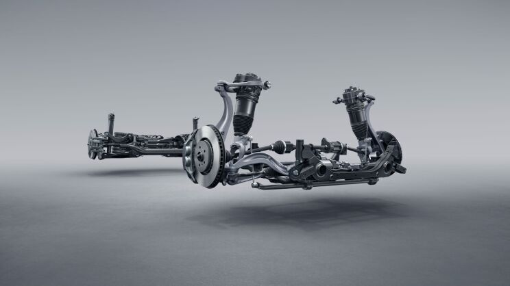 XPENG G9 Fahrwerk mit adaptiver Luftfederung und moderner Technik