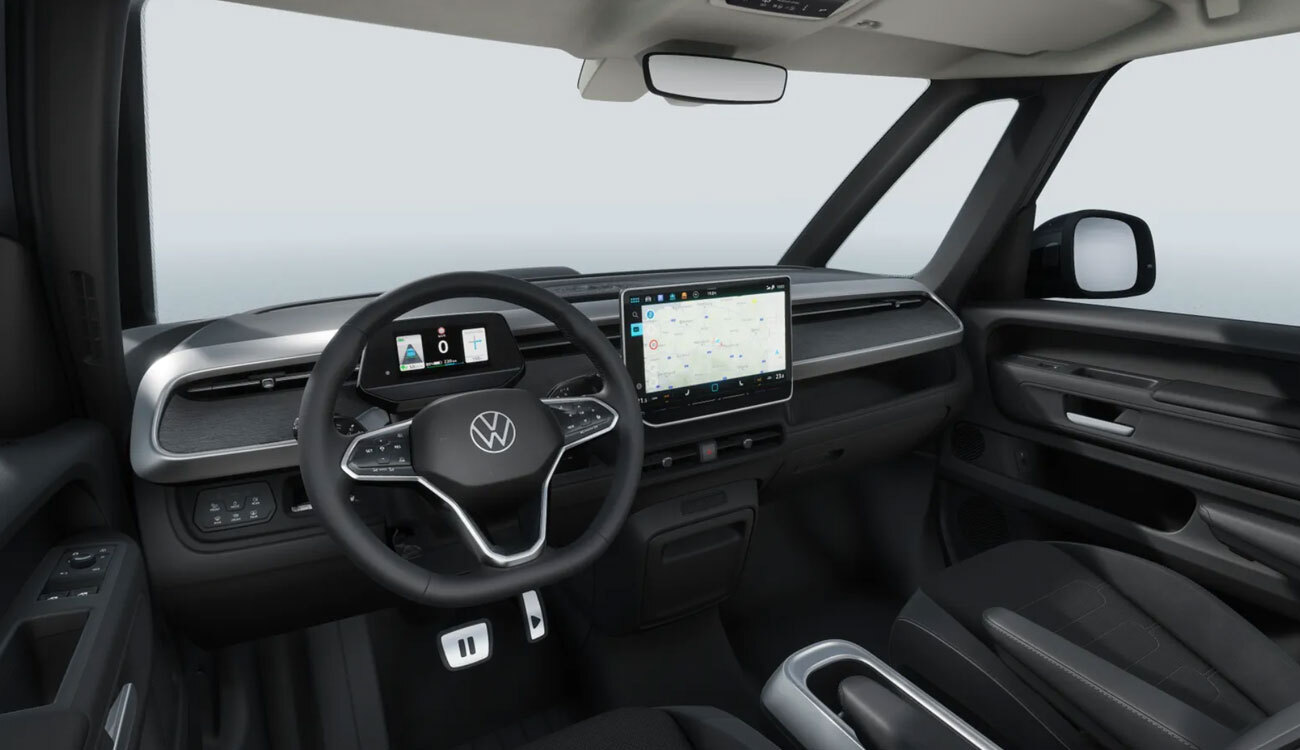 VW ID. Buzz Pure in Monosilber Metallic Cockpit