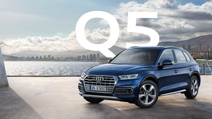 Audi Q5 blau