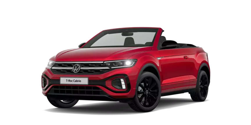 Modell: VW T-Roc Cabriolet in rot