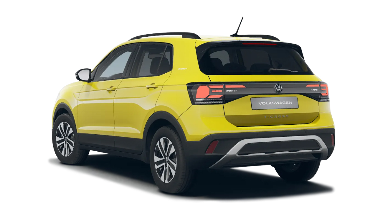 Fahrzugbild T-Cross Energy gelb Heck