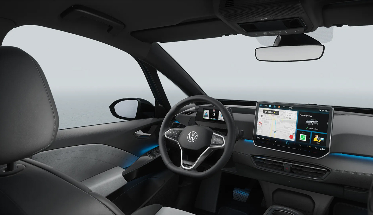 ID.3 Pure Energy Innenansicht in blau