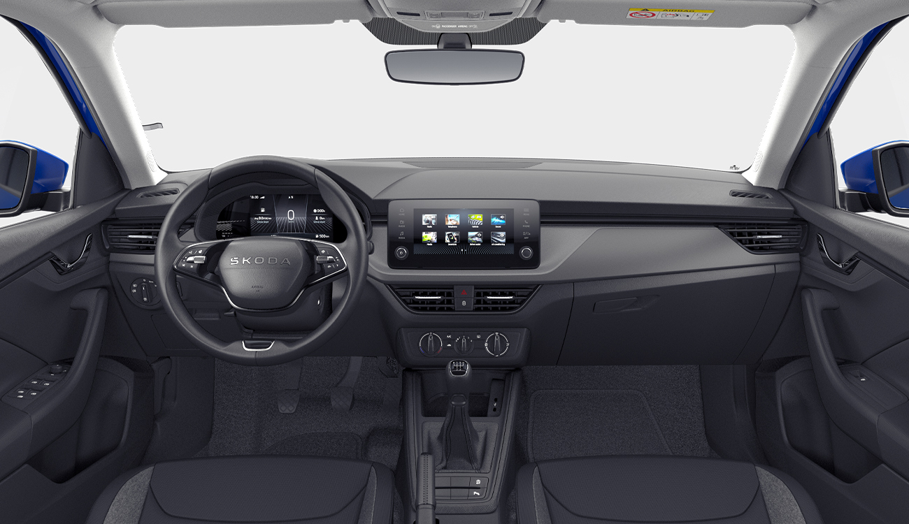 Fahrzuegbild Skoda Fabia Essence Energy Blau Innenraum