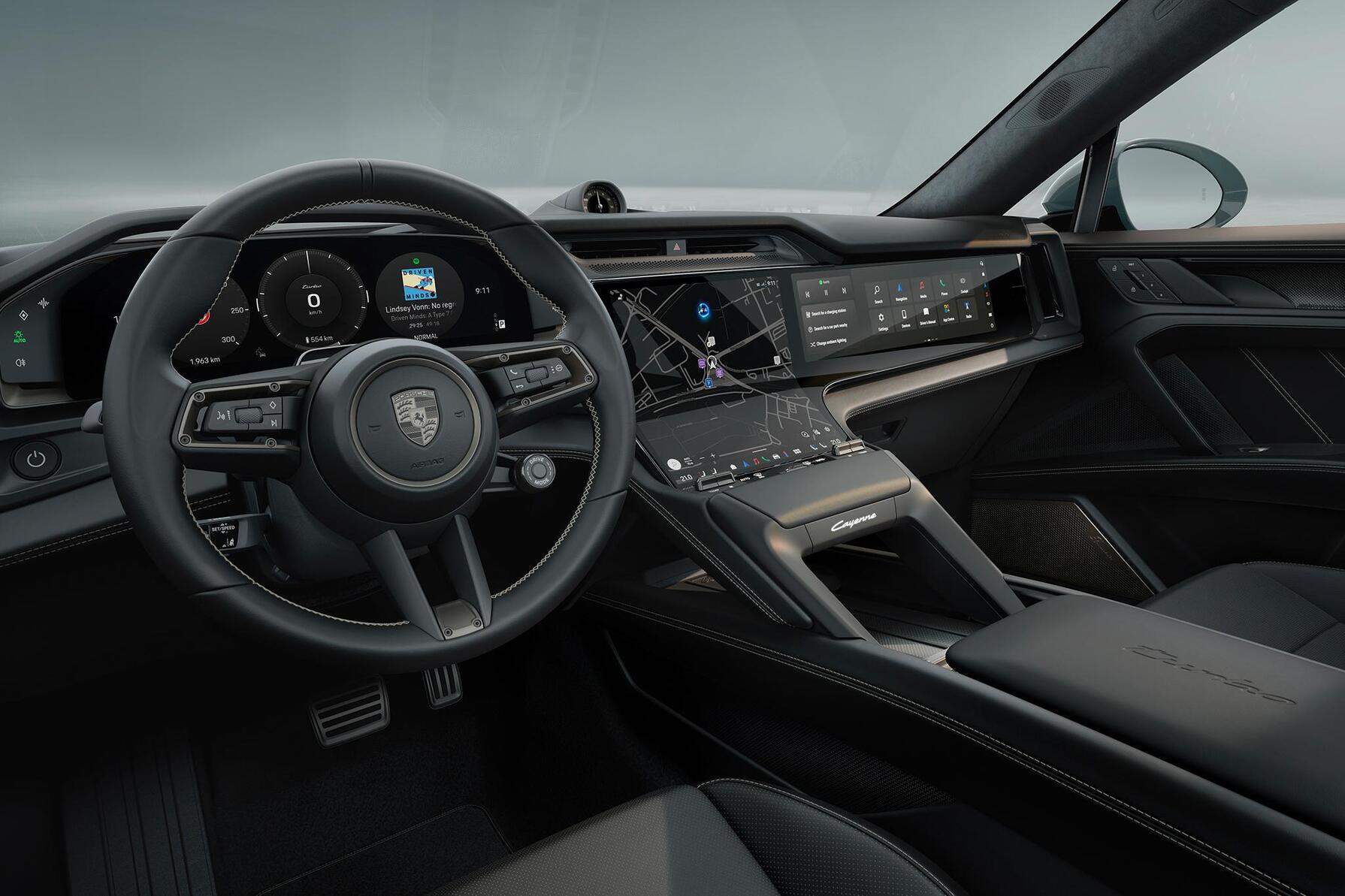 Modellvarianten: Porsche Cayenne Electric, Interieur, SUV, Elektroauto, Reichweite, Technologie