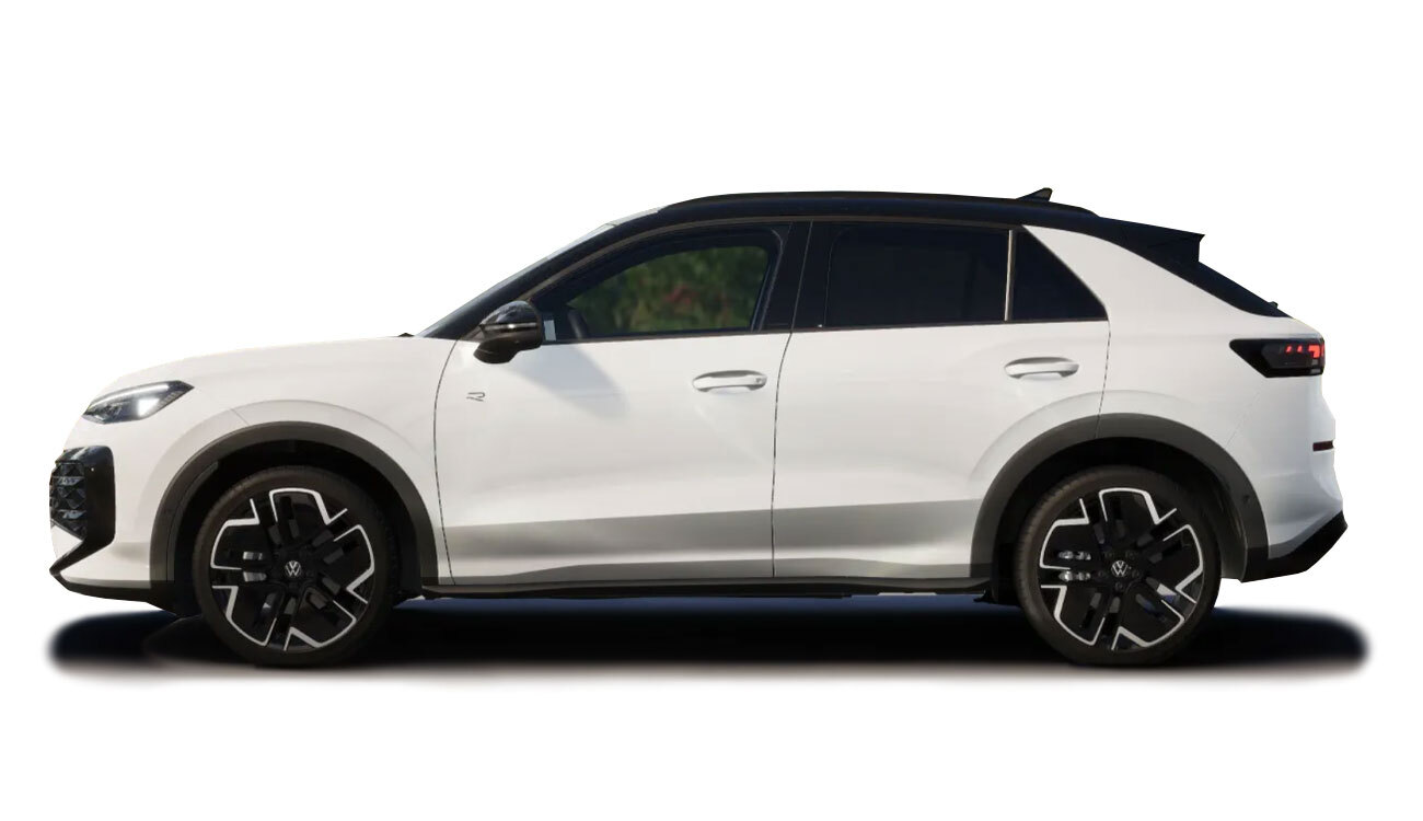 Fahrzeugbild VW T-Roc Lagerwagen weiß seite