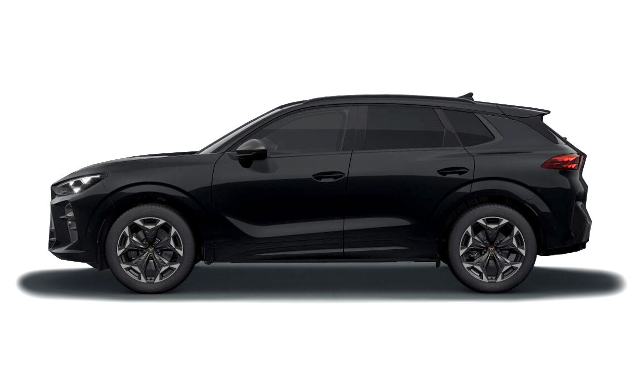 CUPRA Terramar Freisteller in Midnight Schwarz Metallic Seitenansicht