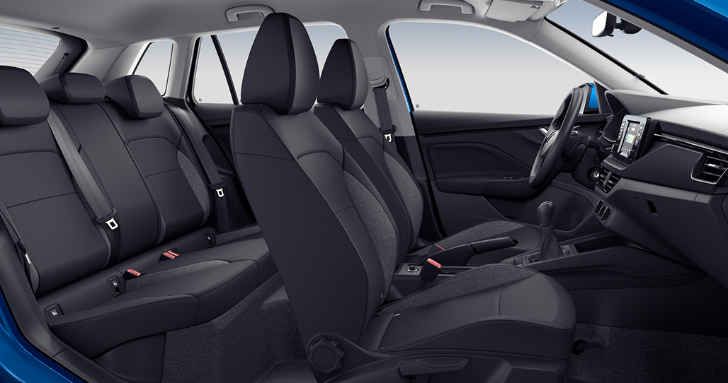 Skoda Kamiq Essence blau Innenansicht