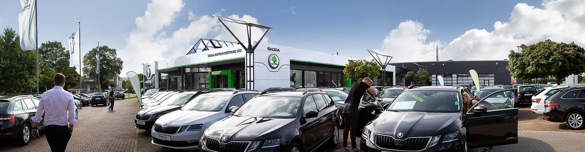 Das Skoda Zentrum Dortmund Süd von außen